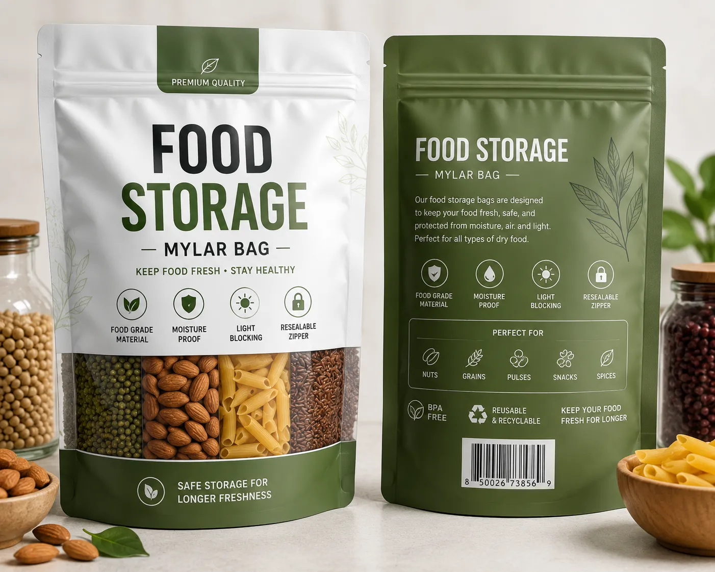 How Mylar Bags Improve Food Storage and Shelf Life
